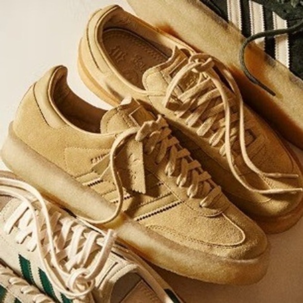 Adidas Ronnie Fieg Clarks 8th Street Samba ''Savannah"‎ Sneakers Size 7.5